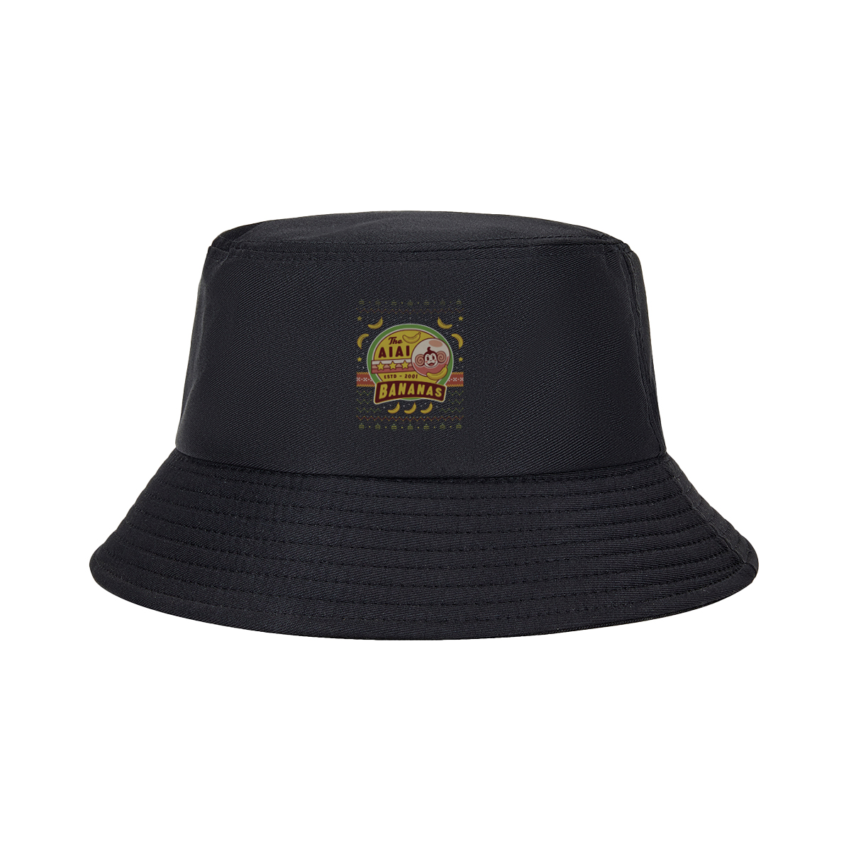 The AIAI Bananas - Monkey and Banana Logo Design - Fisherman's Hat