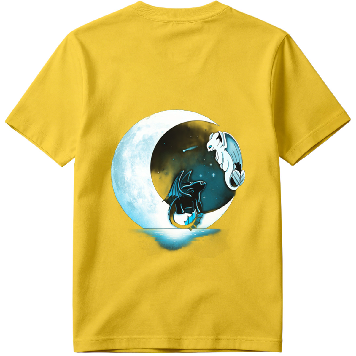 How to Train Your Dragon: Toothless and Light Fury under the Moon - Tee