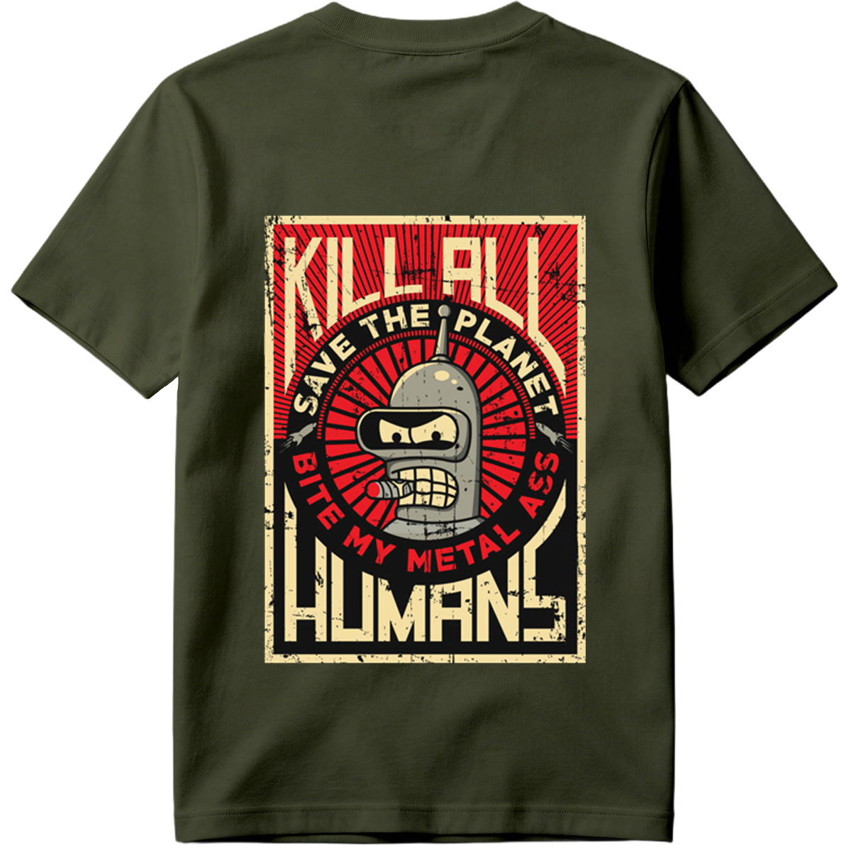 Futurama - Bender: Kill All Humans - Tee