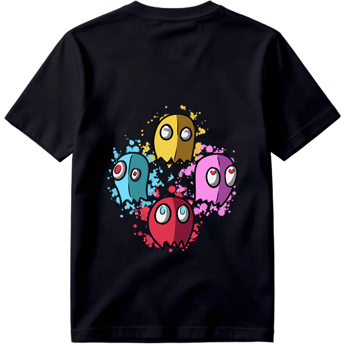Pac-Man Ghosts: Blinky, Pinky, Inky, and Clyde - Tee