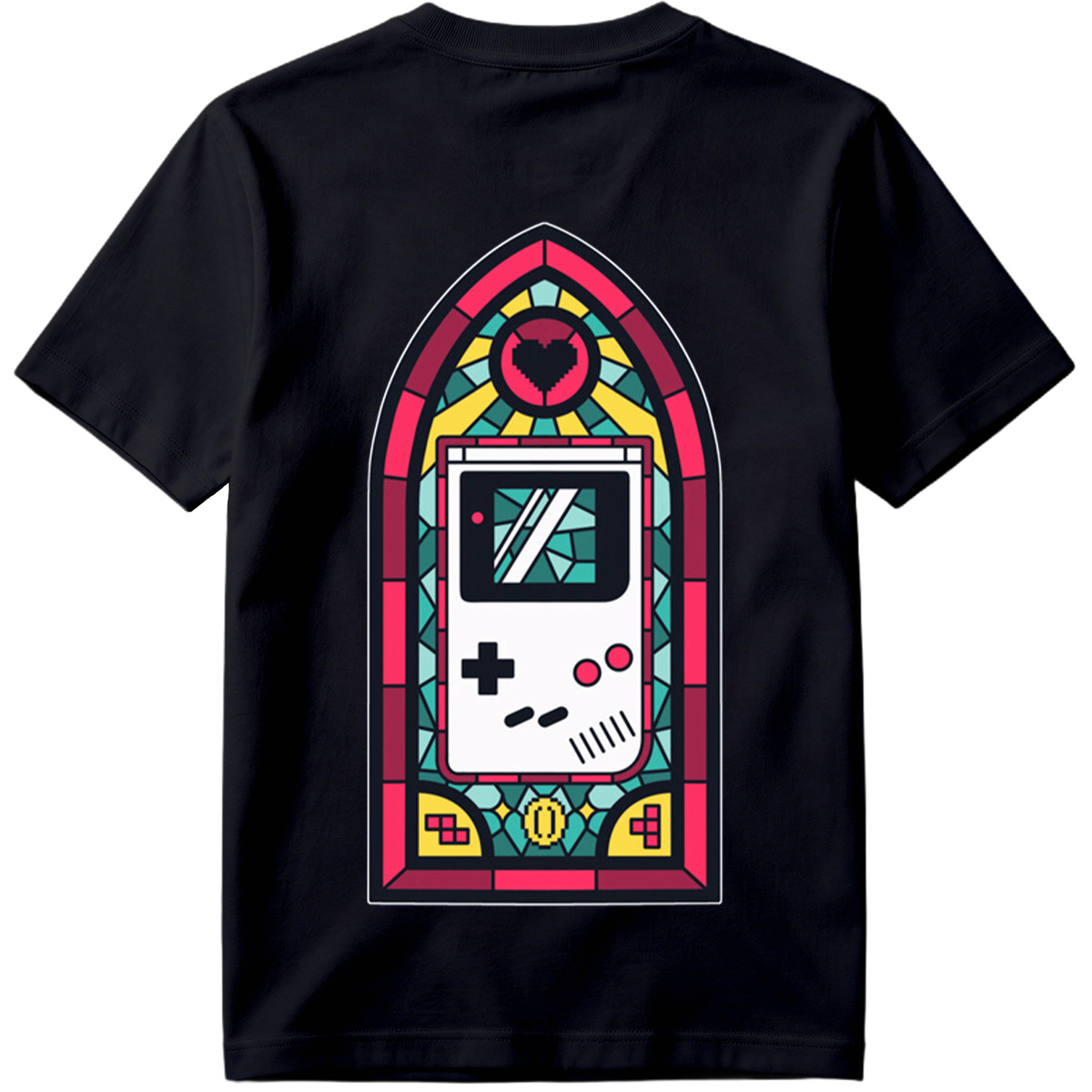 Stained Glass Game Boy - Tee