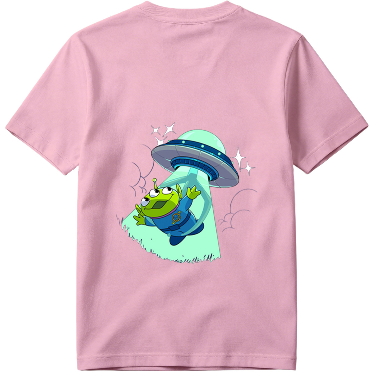 Alien from Toy Story Abducted by UFO - Tee