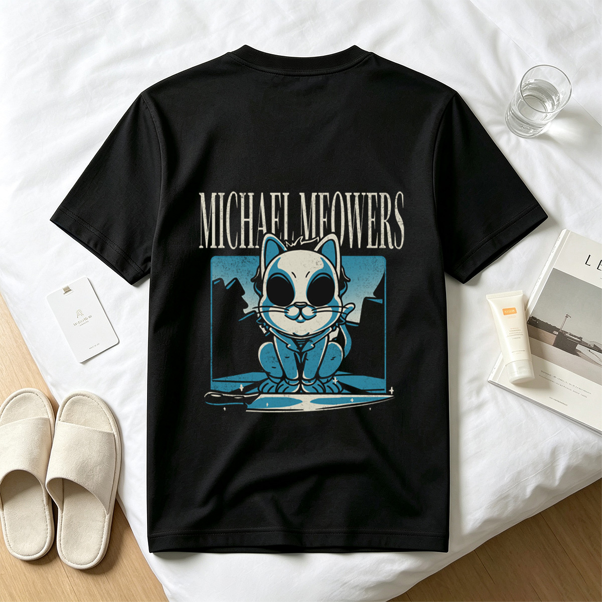 Michael Meowers Cat Character Design - Tee