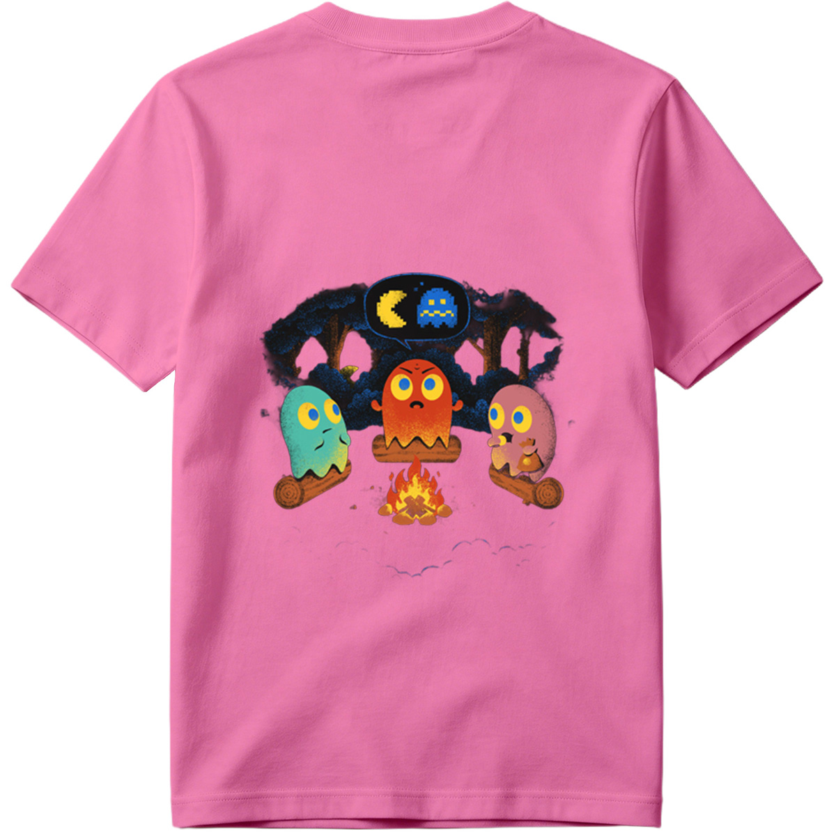 Pac-Man Ghosts Campfire Story - Tee