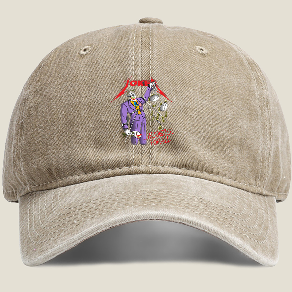 Joker: Injustice for All - Washed Denim - Baseball Cap