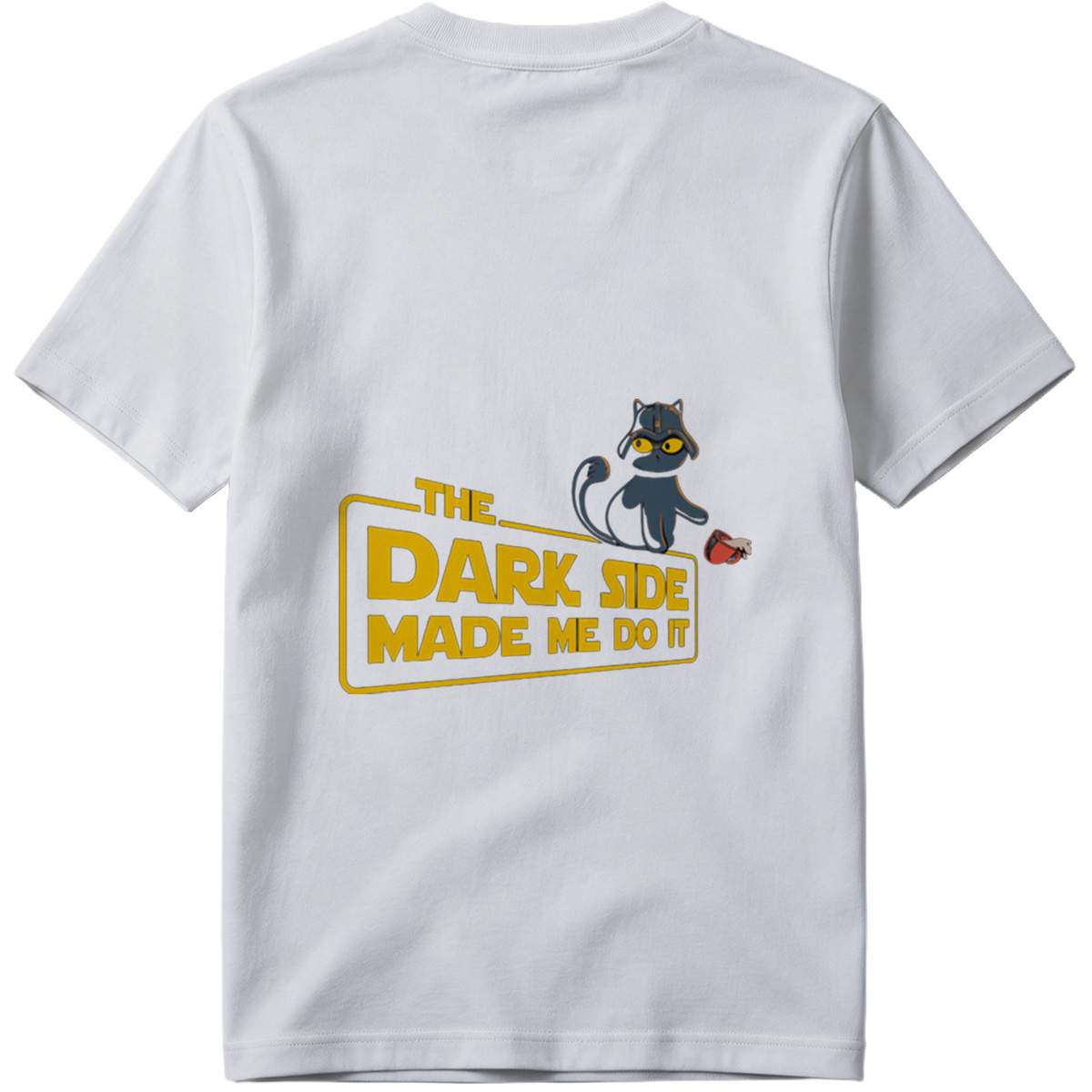 Star Wars: The Dark Side Made Me Do It – Cat Edition - Tee