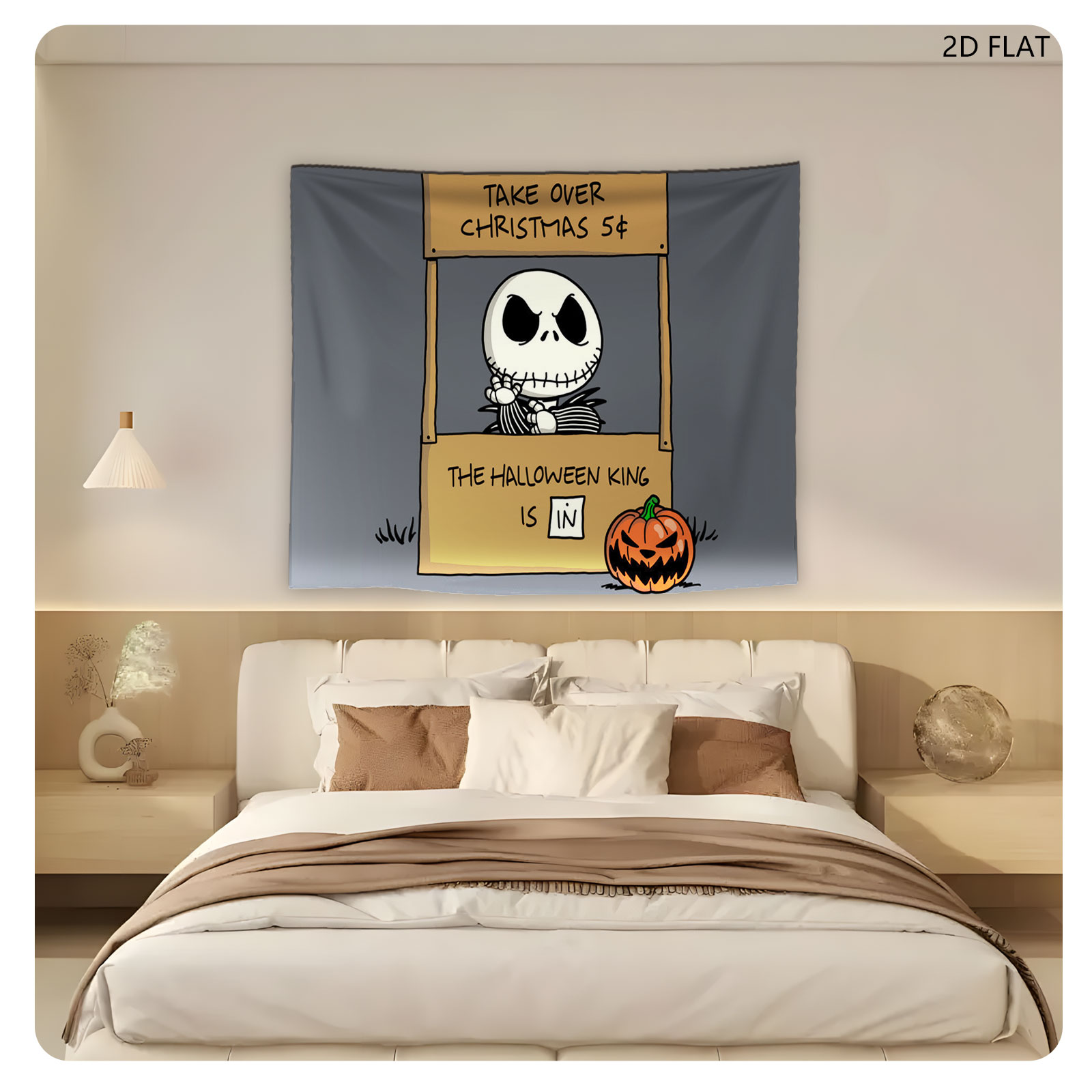 Jack Skellington Takes Over Christmas for 5￠ – The Halloween King is In - Tapestry