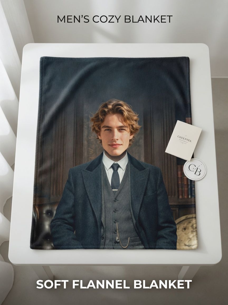 Custom Face Photo Blanket Personalized Flannel Fleece Wrap Skin Friendly Anti Pilling Portrait Throw Ideal Memory Gift