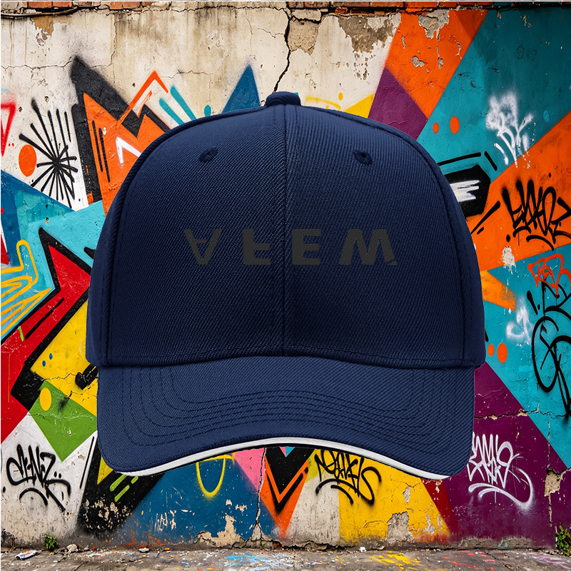 Unisex Classic Sandwich Hat with AFEW Logo Print - Lightweight Cotton Baseball Cap for Outdoor Activities, Casual Wear, and Daily Use - Perfect for Men and Women Seeking Stylish Sun Protection and Comfortable Fit