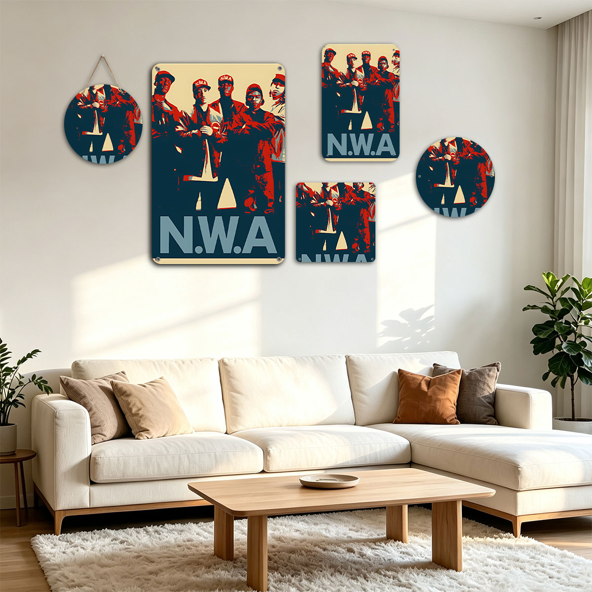 N.W.A: The Original Gangsta Rap Group - painting