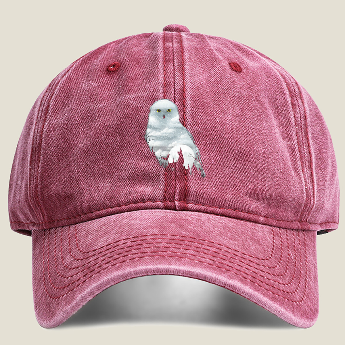 Harry Potter - Hedwig and Hogwarts - Washed Denim - Baseball Cap