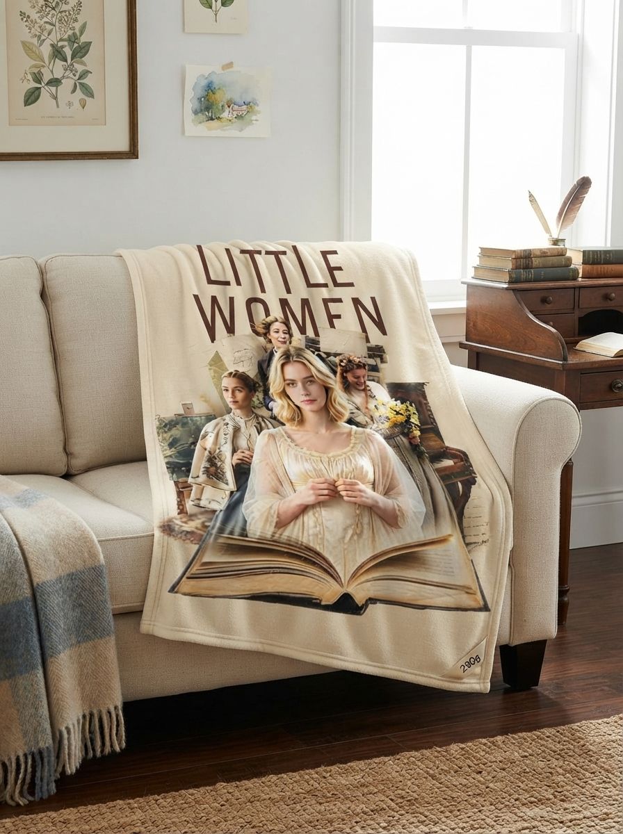 Custom Photo Face Flannel Blanket Personalized Cozy Movie Poster Throw Skin Friendly Warm Plush Fleece Cover for Bed