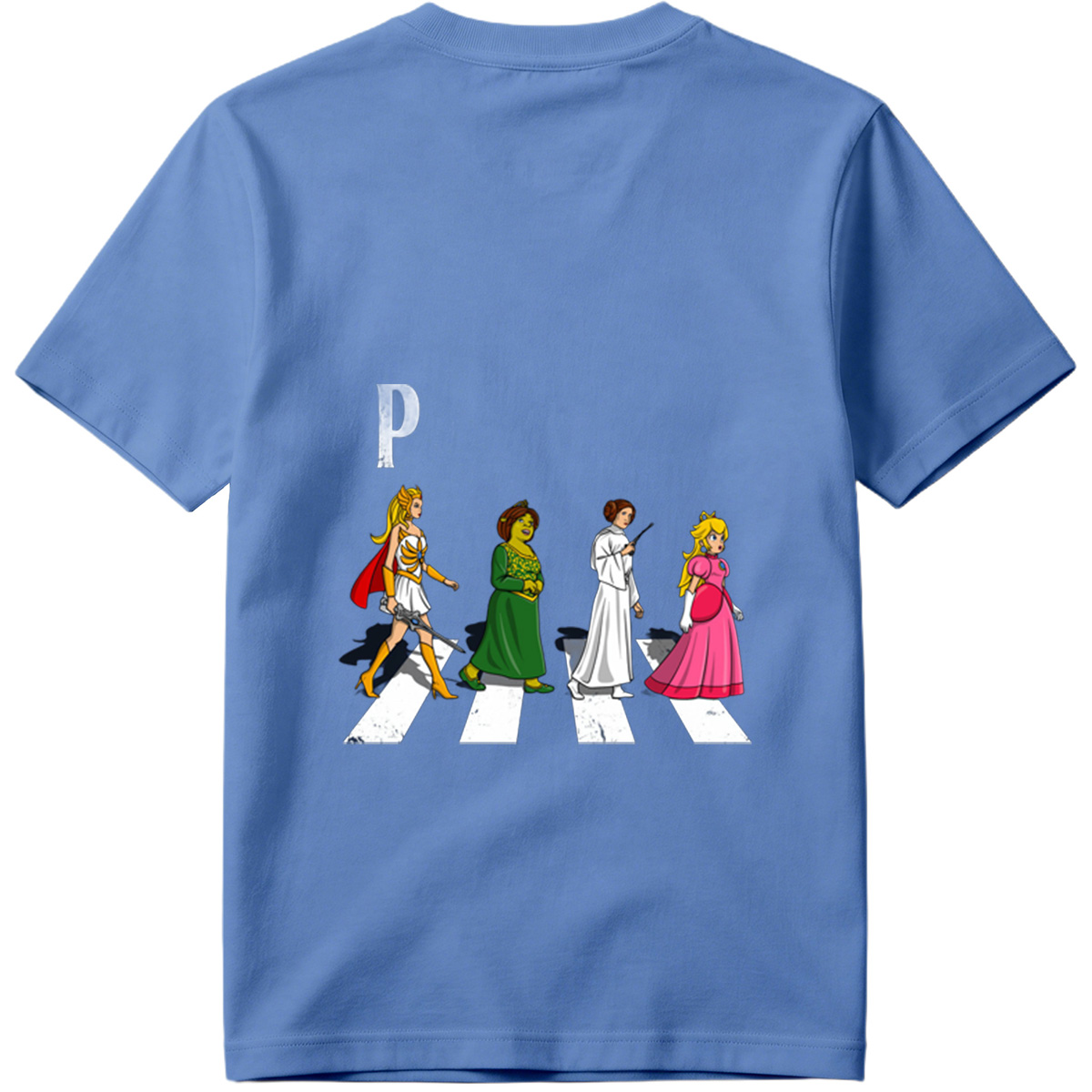 The Princesses: Wonder Woman, Shrek, Princess Leia, and Princess Peach - Tee