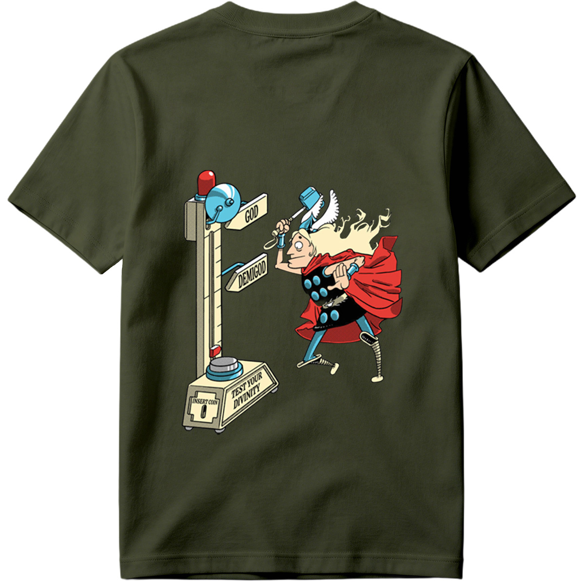 Thor Tests His Divinity - Tee
