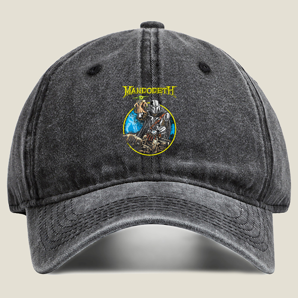 Mandalorian and Grogu: Rust in Droid - Washed Denim - Baseball Cap