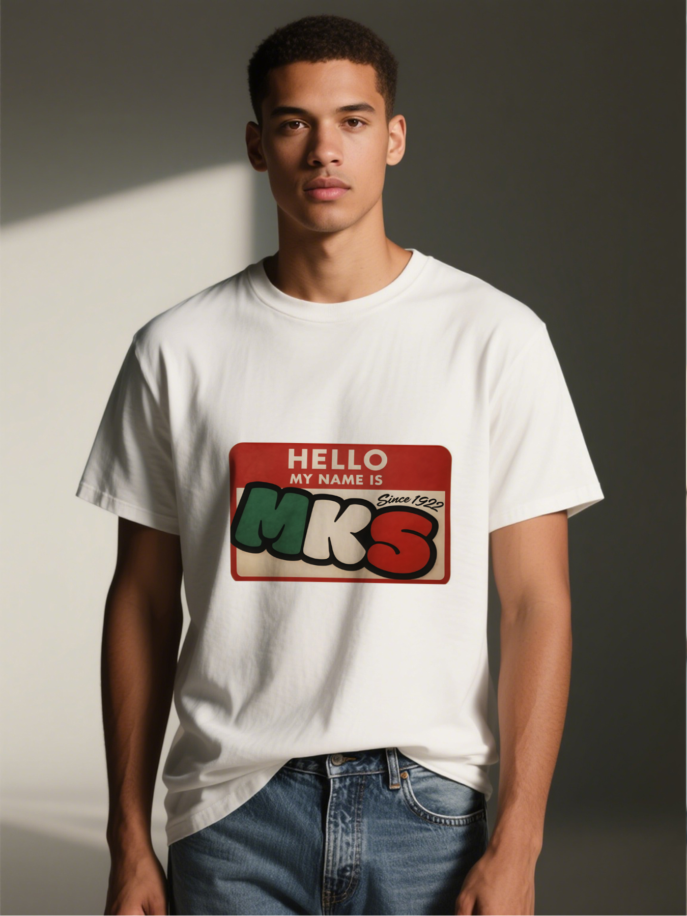 Men's Printed T-Shirt Hello My Name Is Mrs Since 1922 Retro Style Graphic Tee Casual Round Neck Lightweight Breathable Summer Short Sleeve T-Shirt for Adults Unisex Fashion Statement Wear for Daily Outings and Casual Events