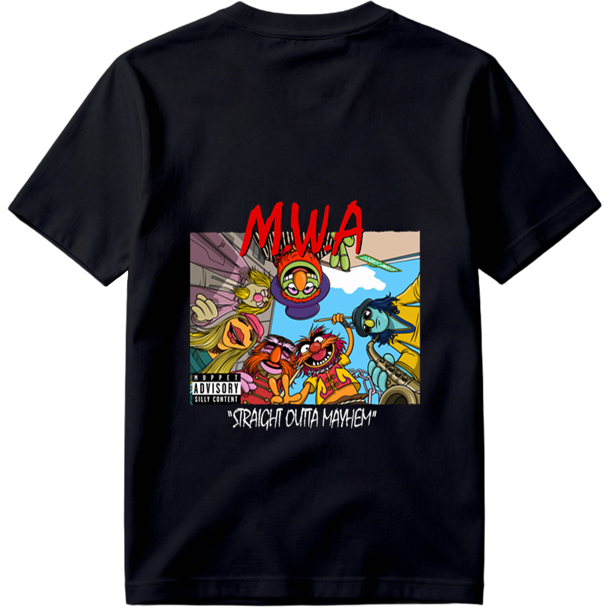 Muppets: M.W.A - Straight Outta Mayhem - Tee