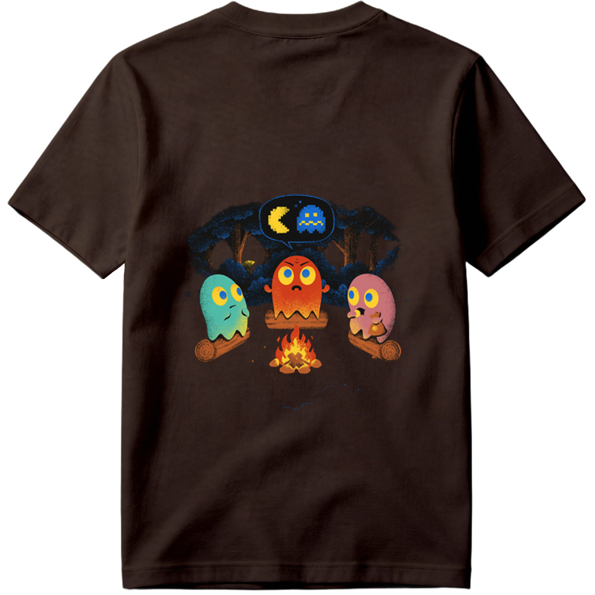 Pac-Man Ghosts Campfire Story - Tee