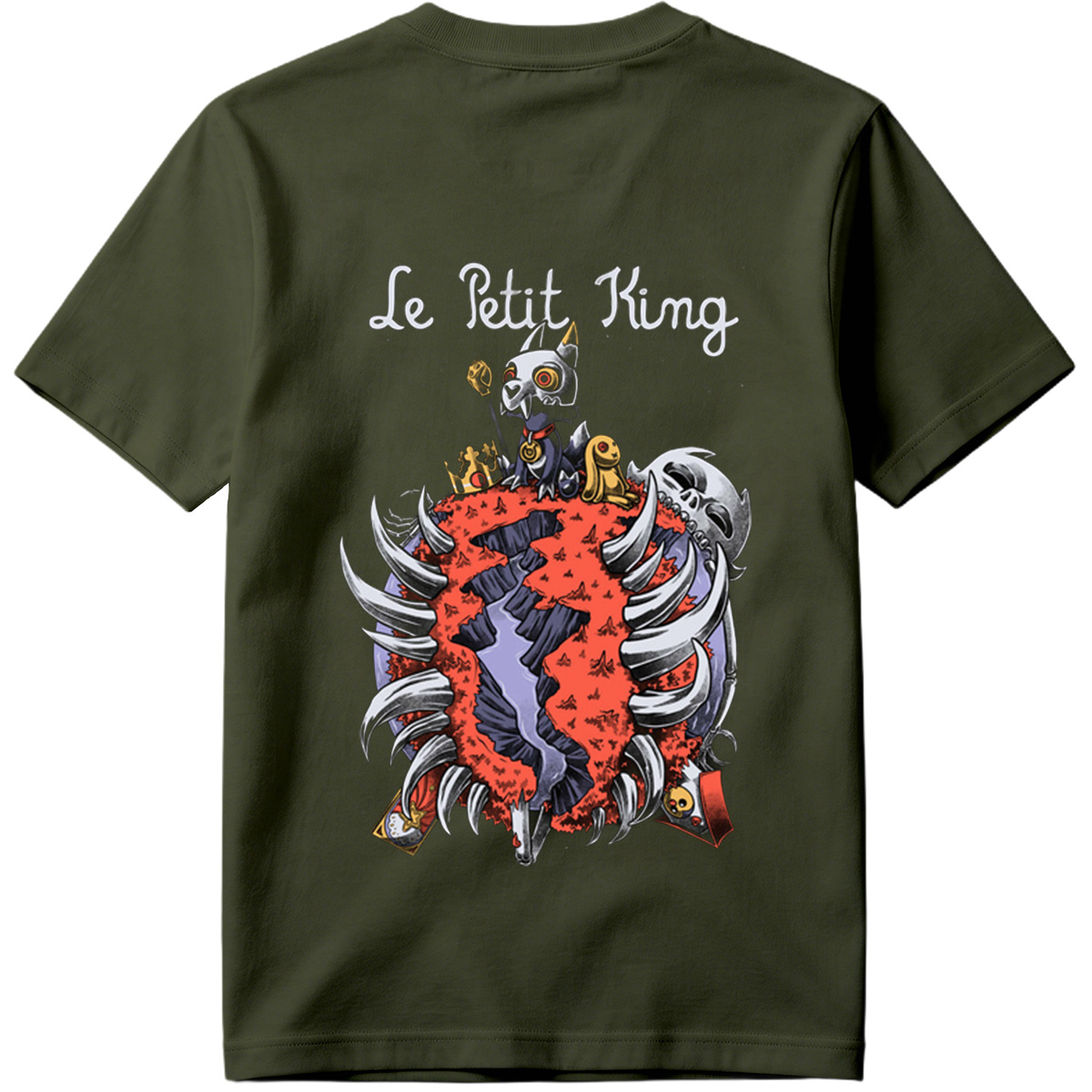 Le Petit King: The Skeletal Cat King and His Kingdom - Tee