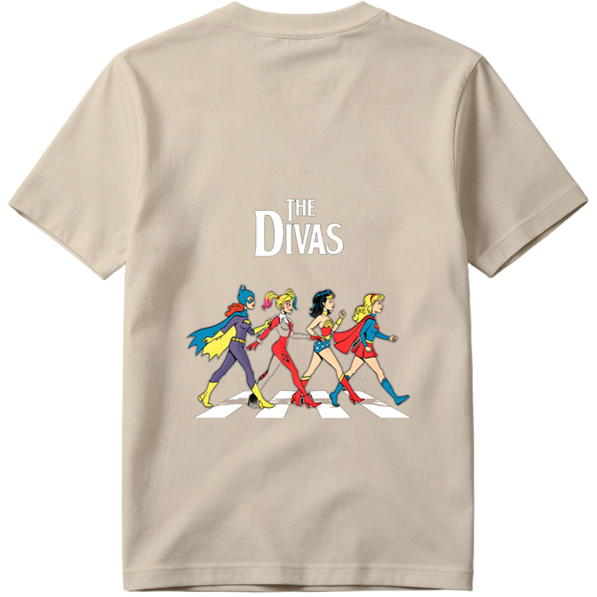 The Divas: Batgirl, Harley Quinn, Wonder Woman, Supergirl - Tee