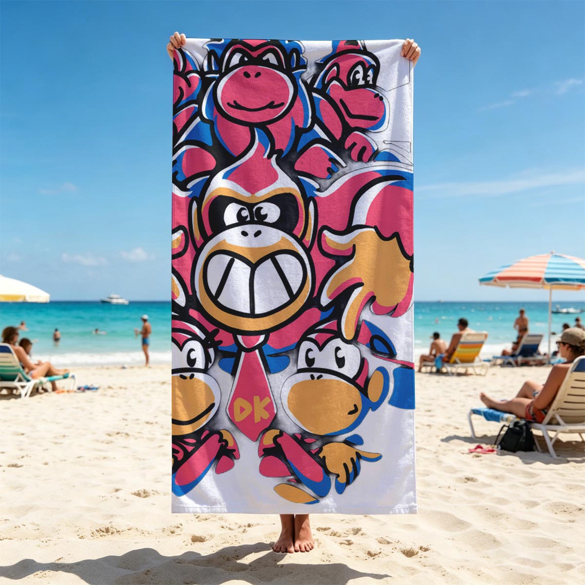 Donkey Kong & Friends: DK Crew Hits Mixtape - Beach towels