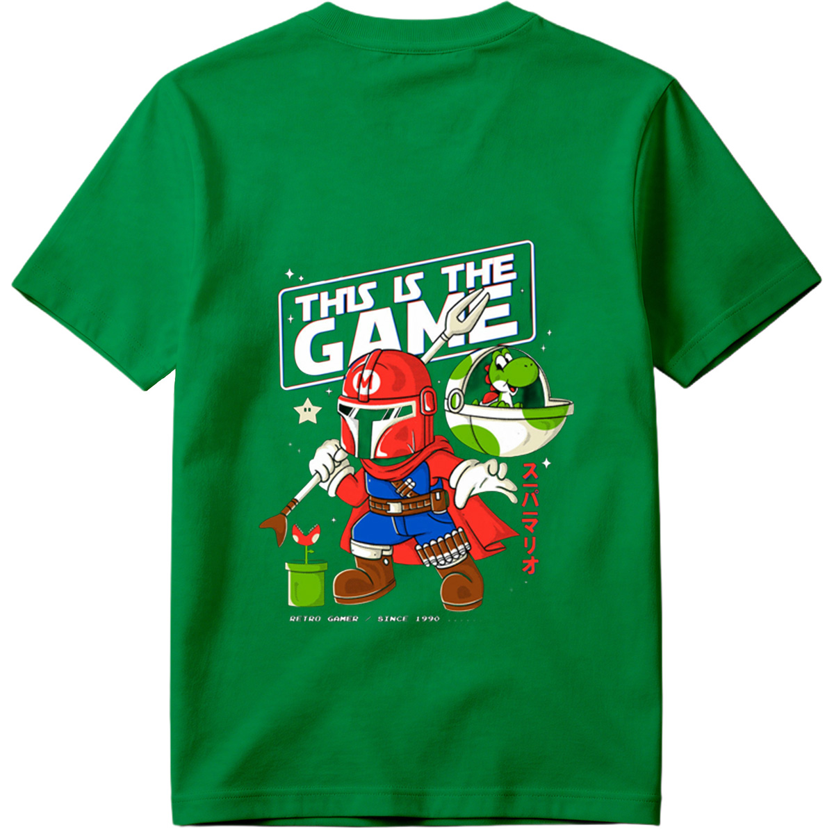 Super Mario Meets Mandalorian: This Is The Game - Tee