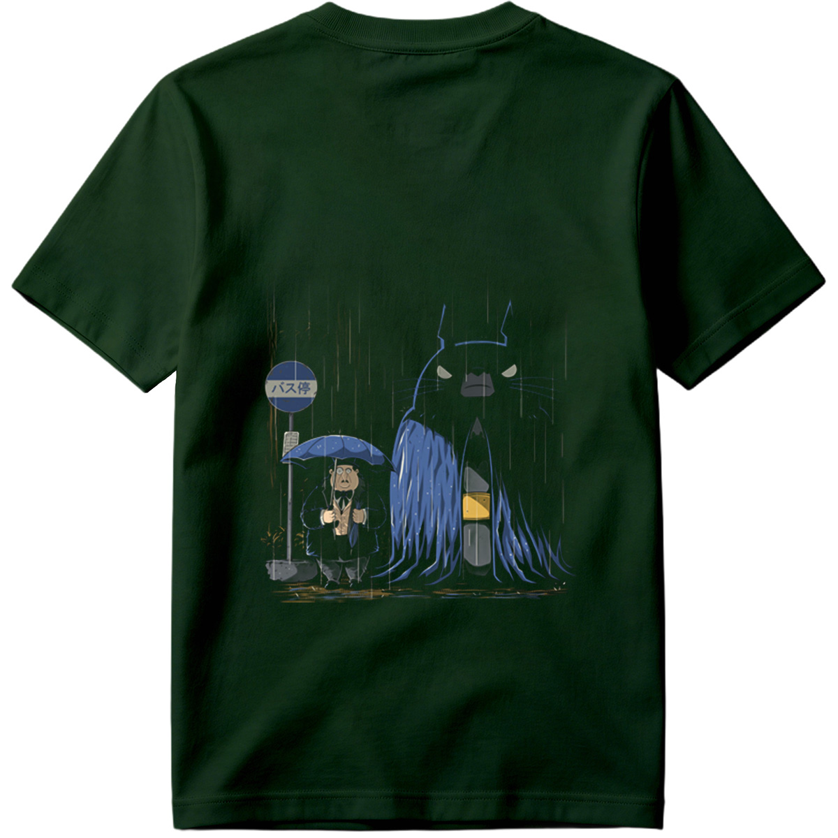 Batman and Alfred at the Bus Stop - Tee