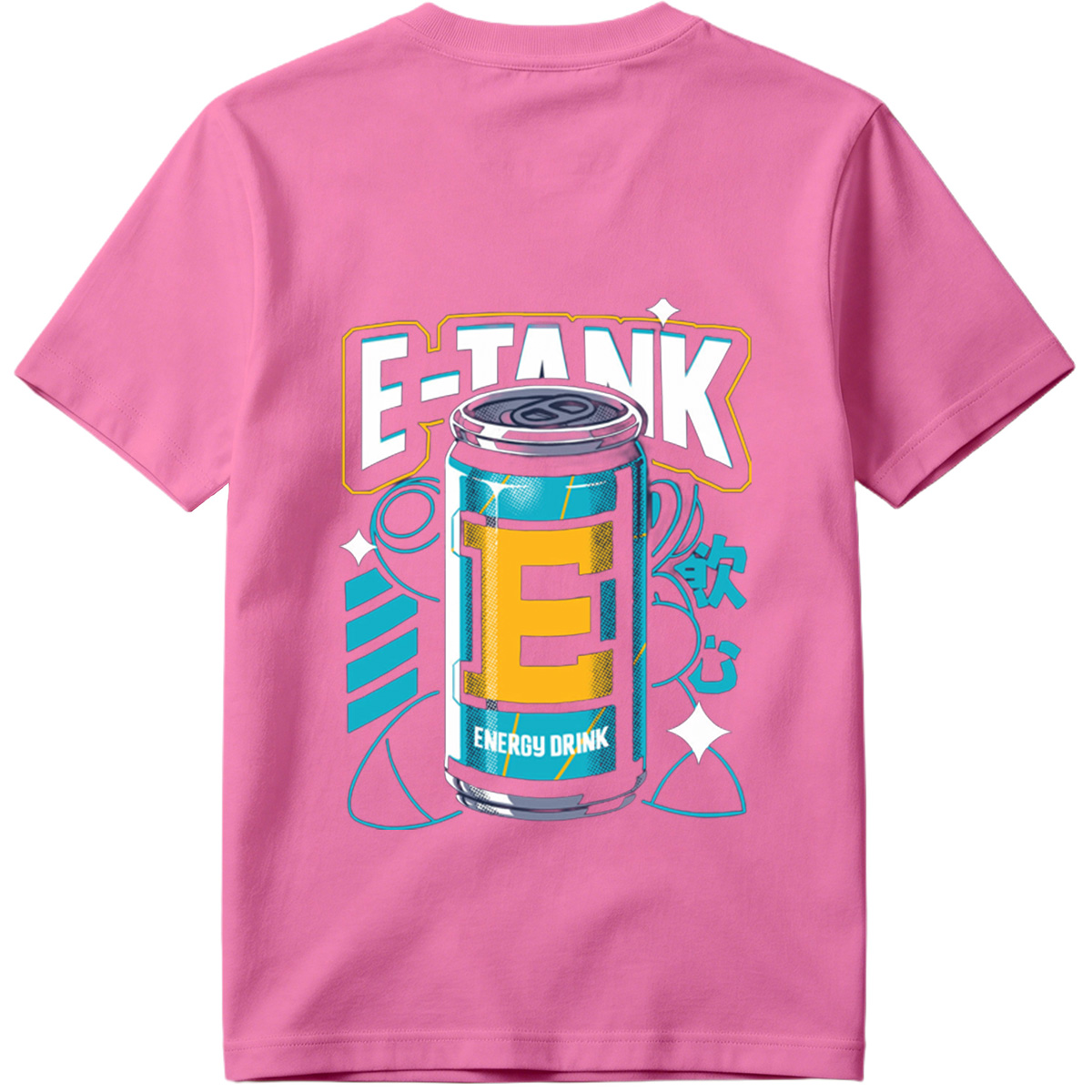 E-Tank Energy Drink Can Design - Tee