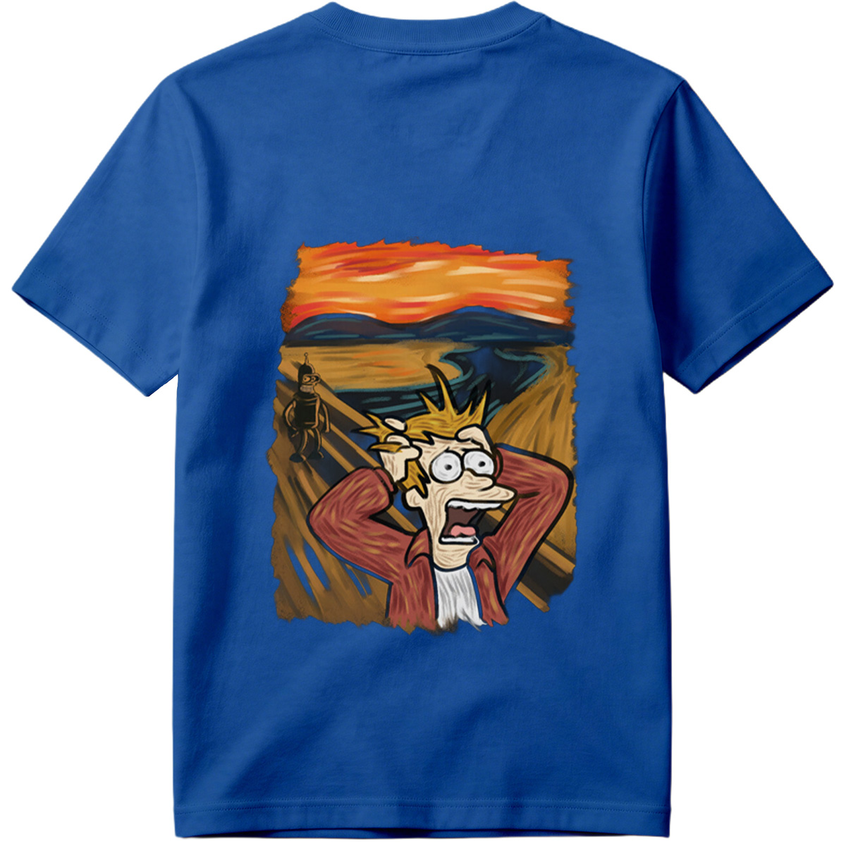 Futurama: Fry and Bender in the Desert Sunset - Tee