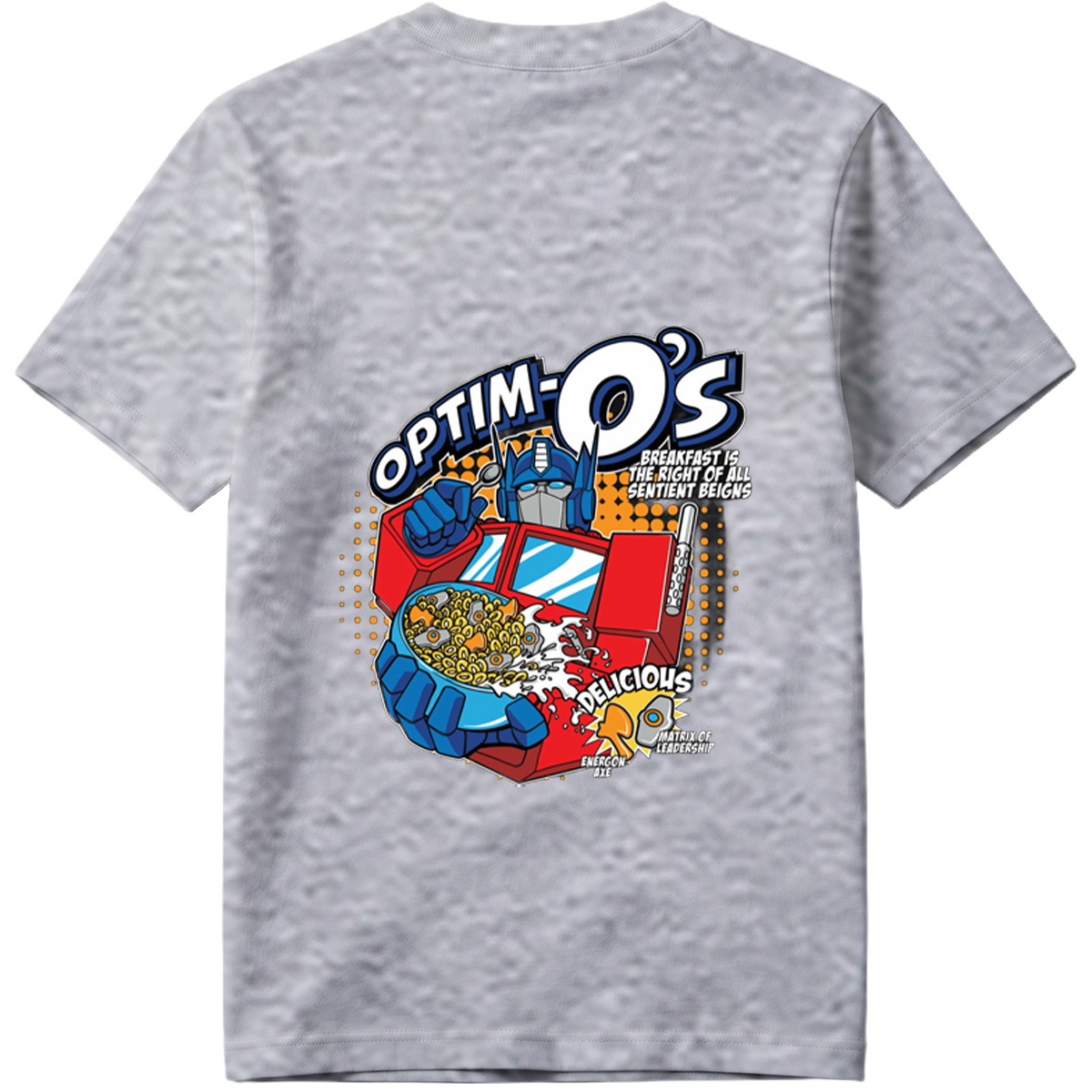 Optim-O's: Transformers Breakfast Cereal Featuring Optimus Prime - Tee