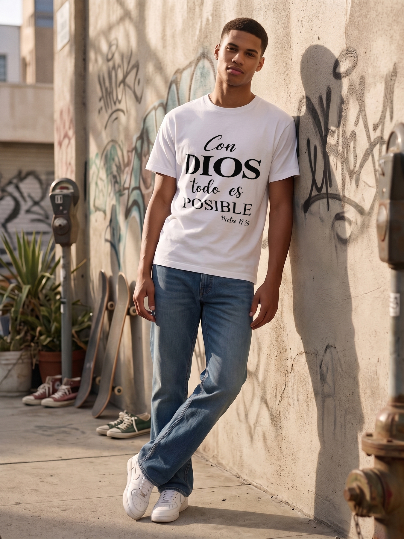 Men's Printed T-Shirt With 