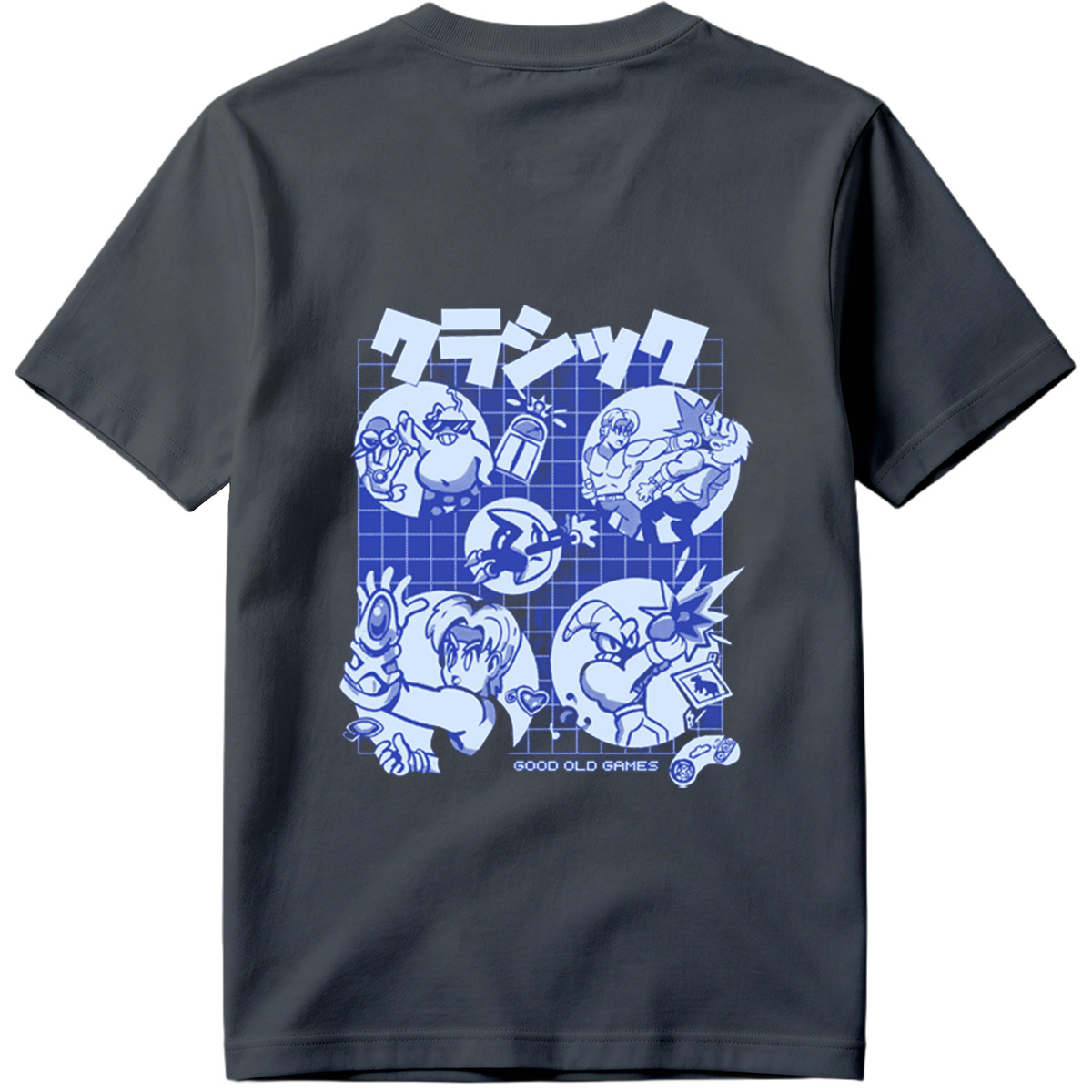 Classic Gaming Characters: Sonic, Knuckles, Tails, and Dr. Eggman - Tee