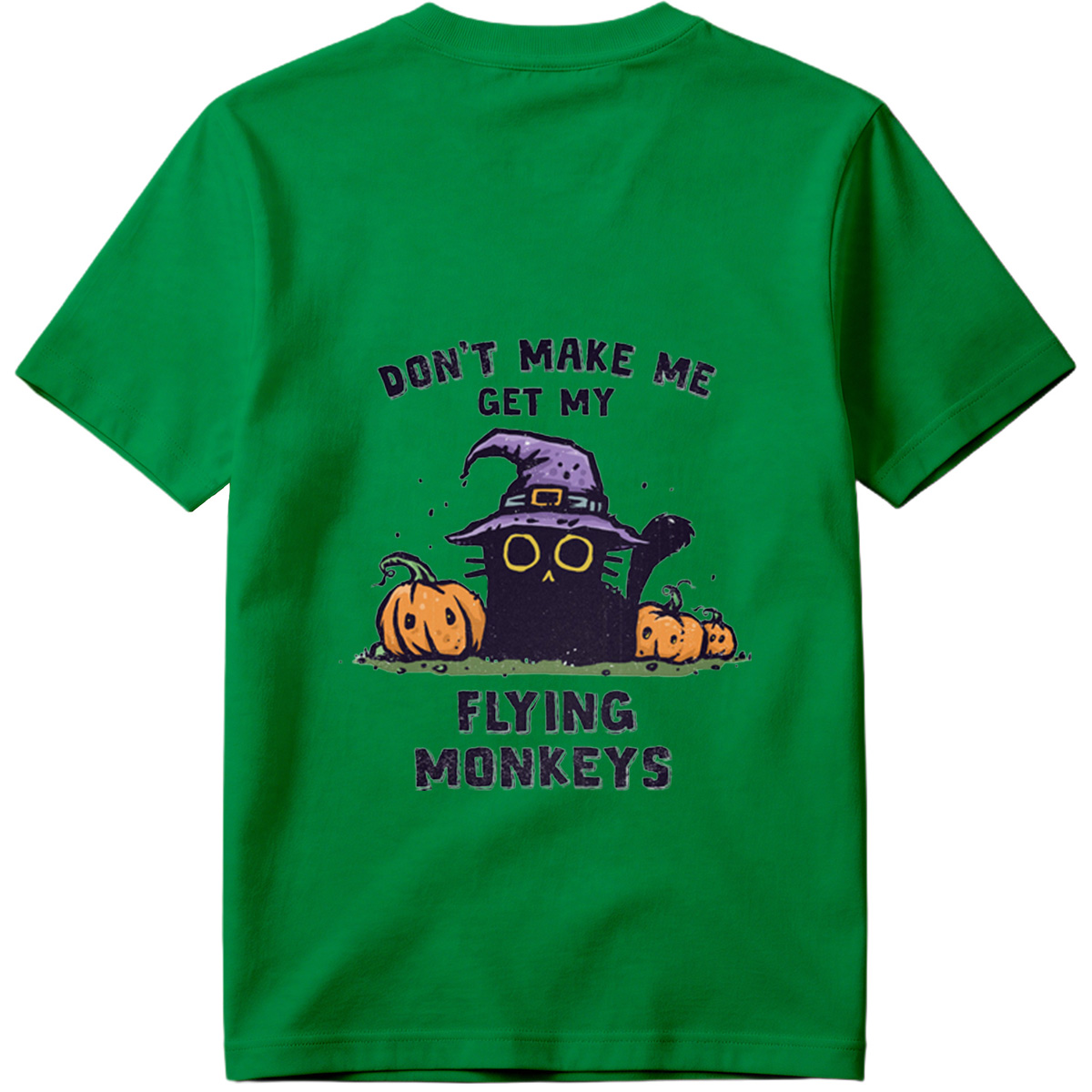 Wicked Witch and Flying Monkeys Halloween Design - Tee