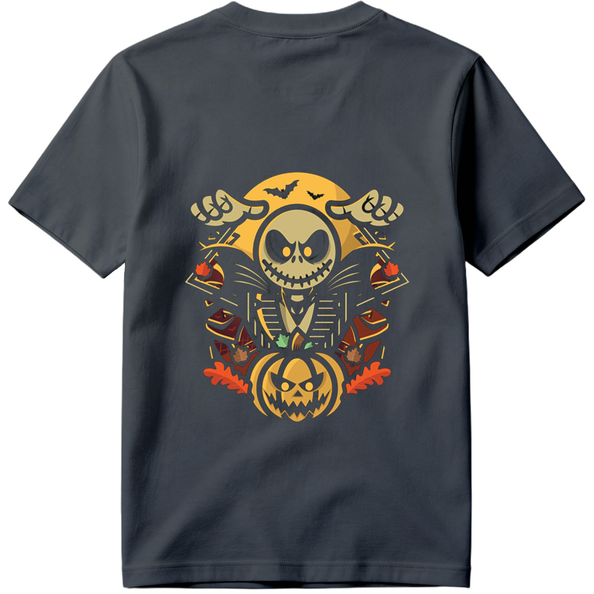 Jack Skellington and Pumpkin King Halloween Design - Tee