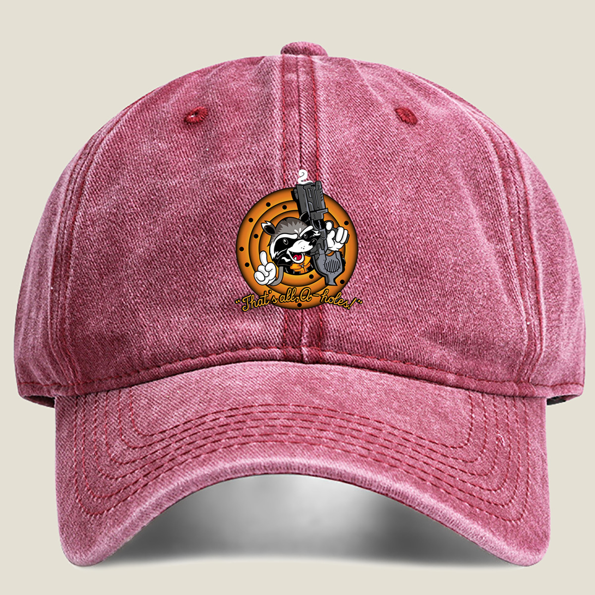Guardians of the Galaxy - Rocket Raccoon - Washed Denim - Baseball Cap