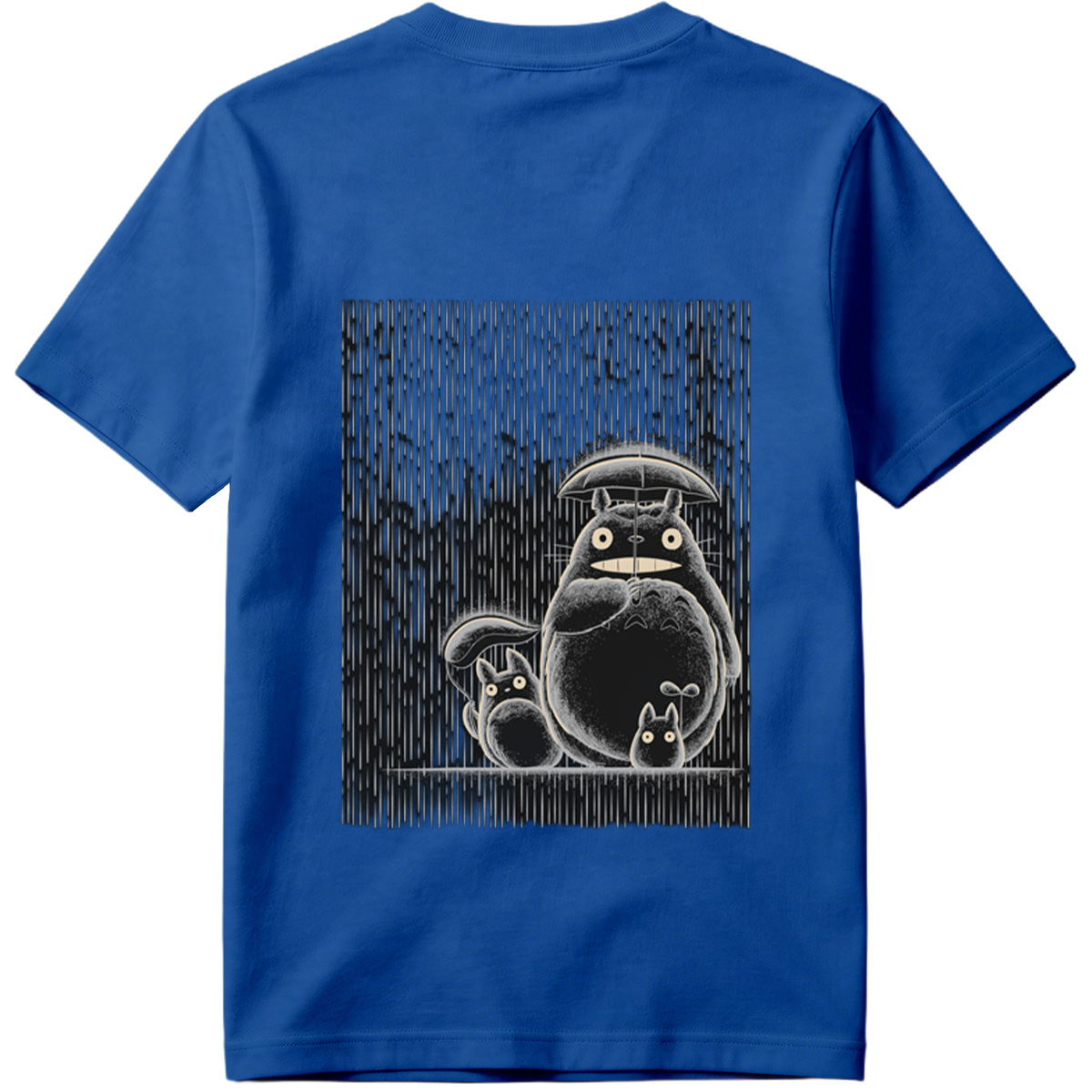 Totoro and Friends in the Rain - Tee