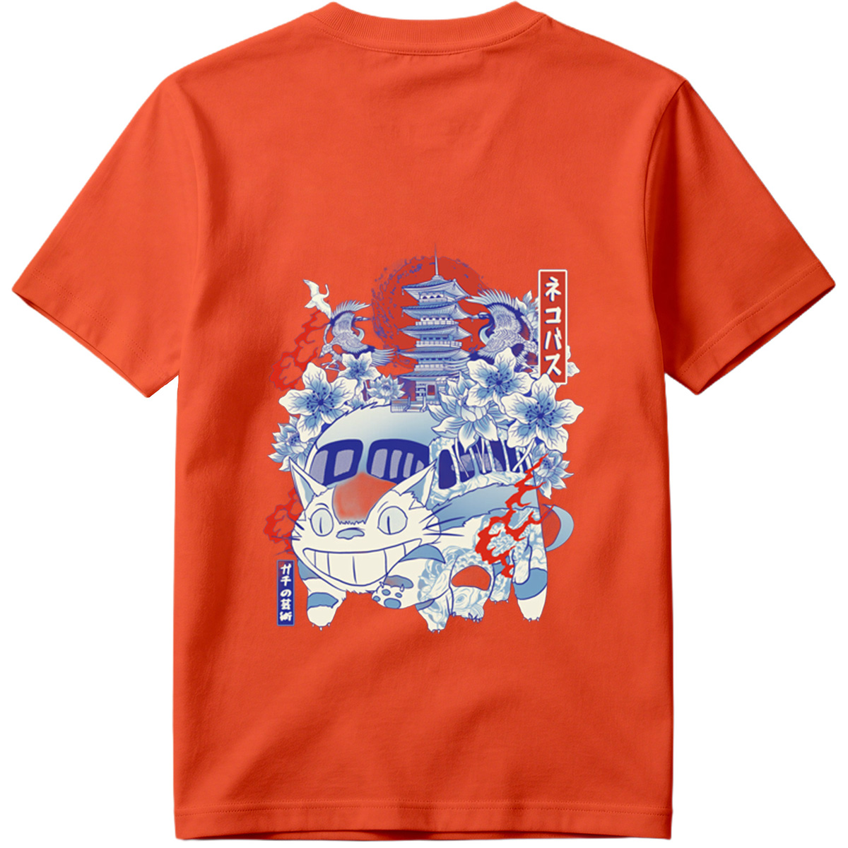 Neko Pass: Catbus and Cherry Blossoms - Tee