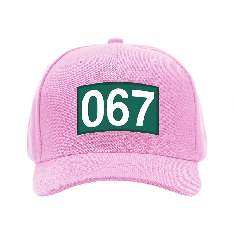 1pc New Baseball Cap with 067 Number Print and Bold Design Unisex Adjustable Hat for Outdoor Activities Sports Fans and Casual Wear Adults and Teens