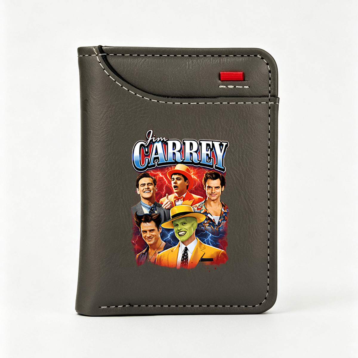Jim Carrey: The Mask & Iconic Roles - Vertical Style Wallet
