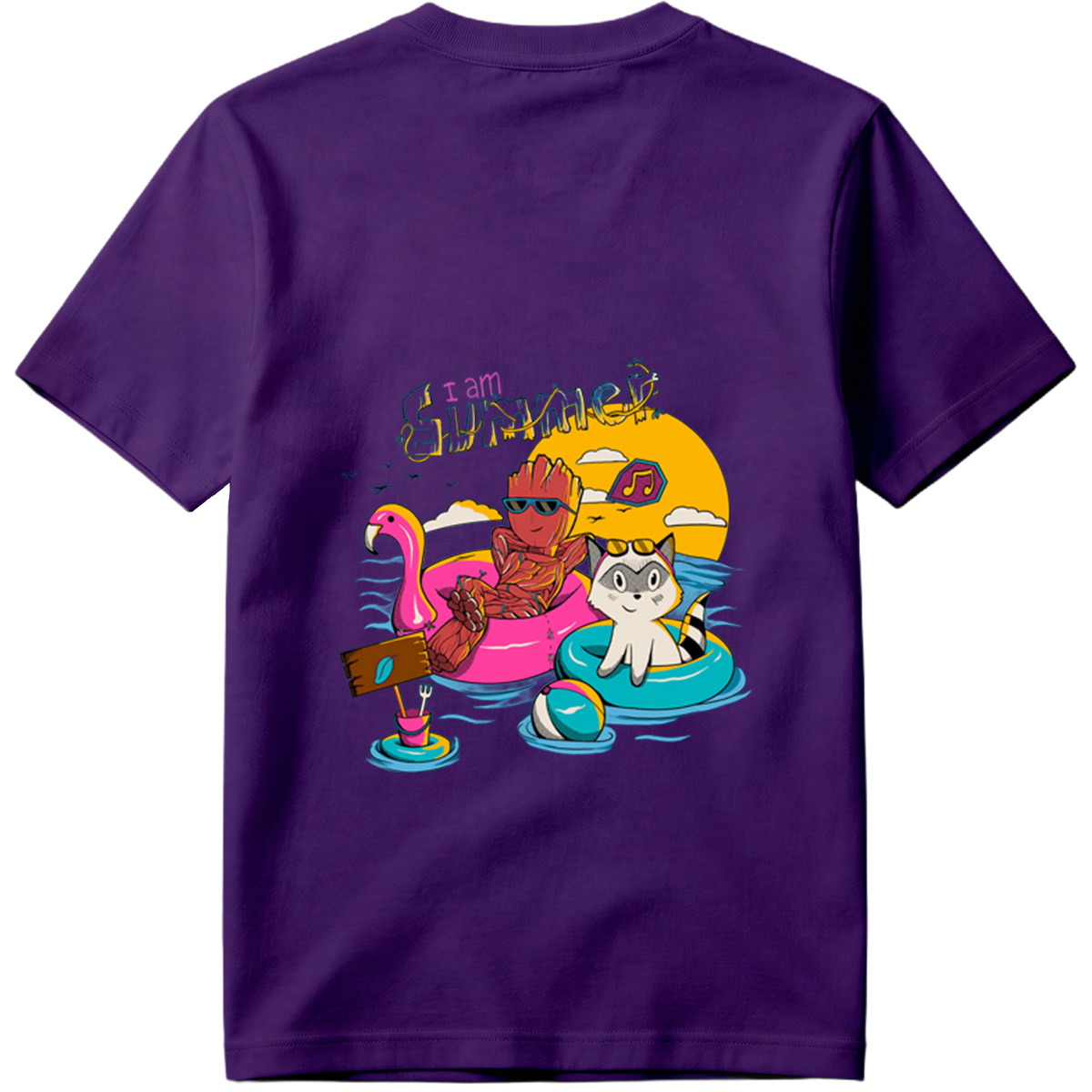 Guardians of the Galaxy: Groot and Rocket Summer Vibes - Tee