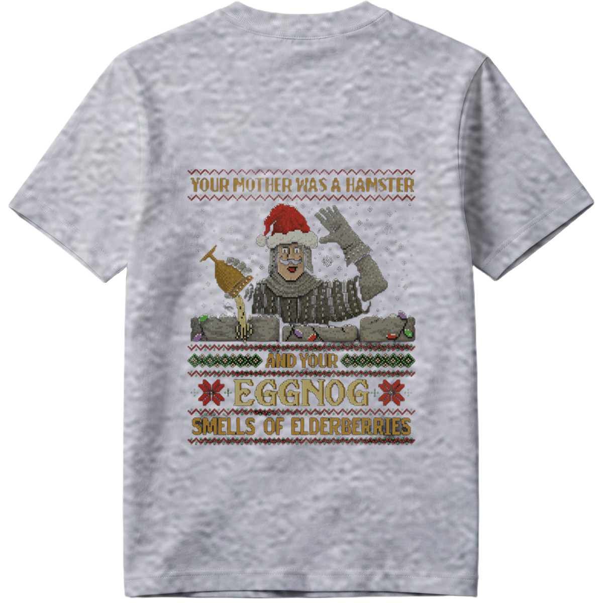 Monty Python and the Holy Grail - King Arthur Christmas Sweater - Tee
