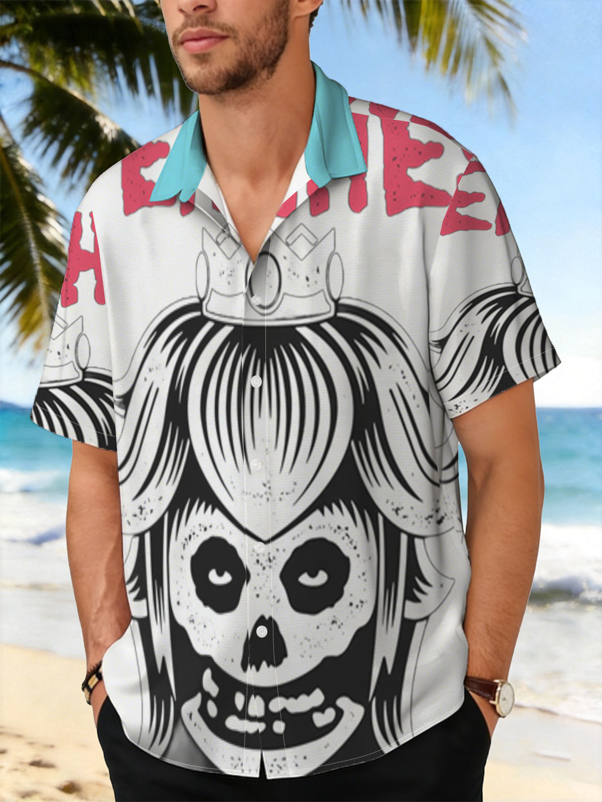 Peaches - Skull Queen with Crown -  Shirt