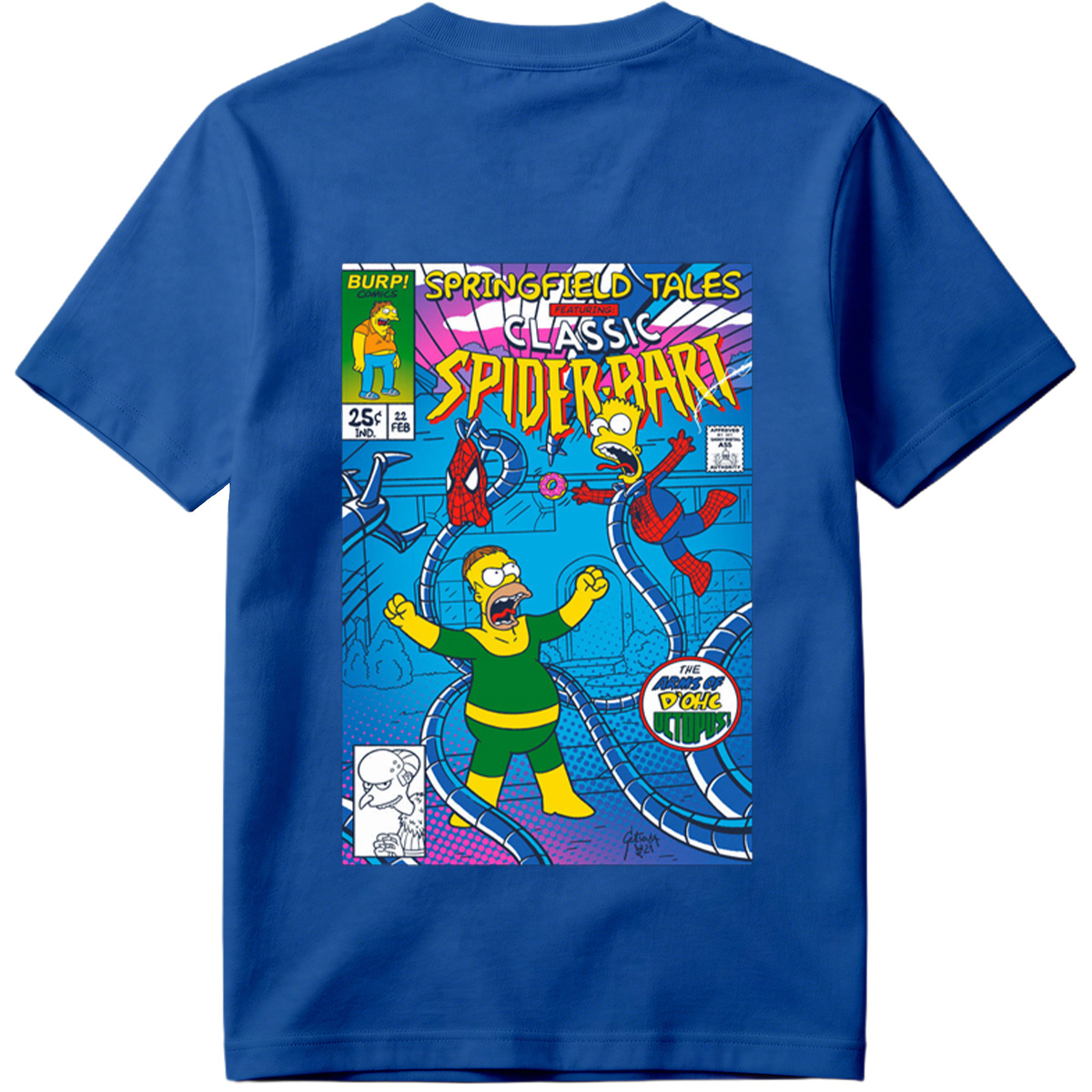 Springfield Tales Featuring Classic Spider-Bart: The Arms of D'Ohc Octopus - Tee