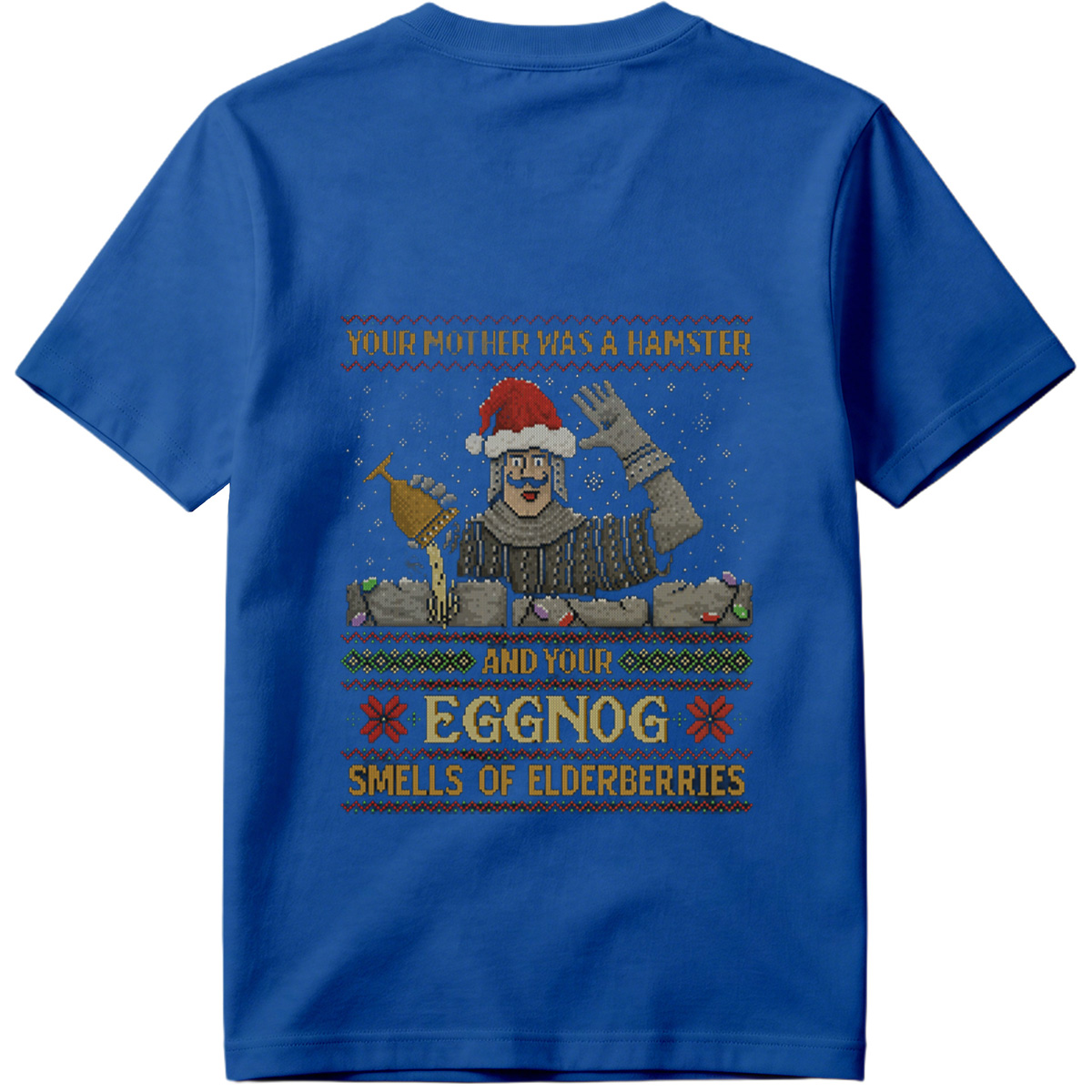 Monty Python and the Holy Grail - King Arthur Christmas Sweater - Tee
