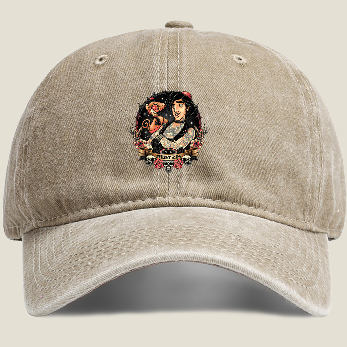Aladdin and Abu: The Street Rat - Washed Denim - Baseball Cap