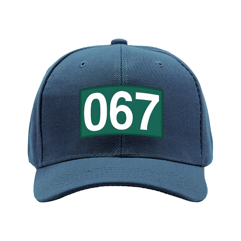 1pc New Baseball Cap with 067 Number Print and Bold Design Unisex Adjustable Hat for Outdoor Activities Sports Fans and Casual Wear Adults and Teens