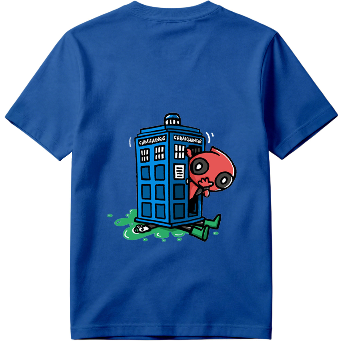Rick and Morty Meets Doctor Who: Chimichangas TARDIS - Tee