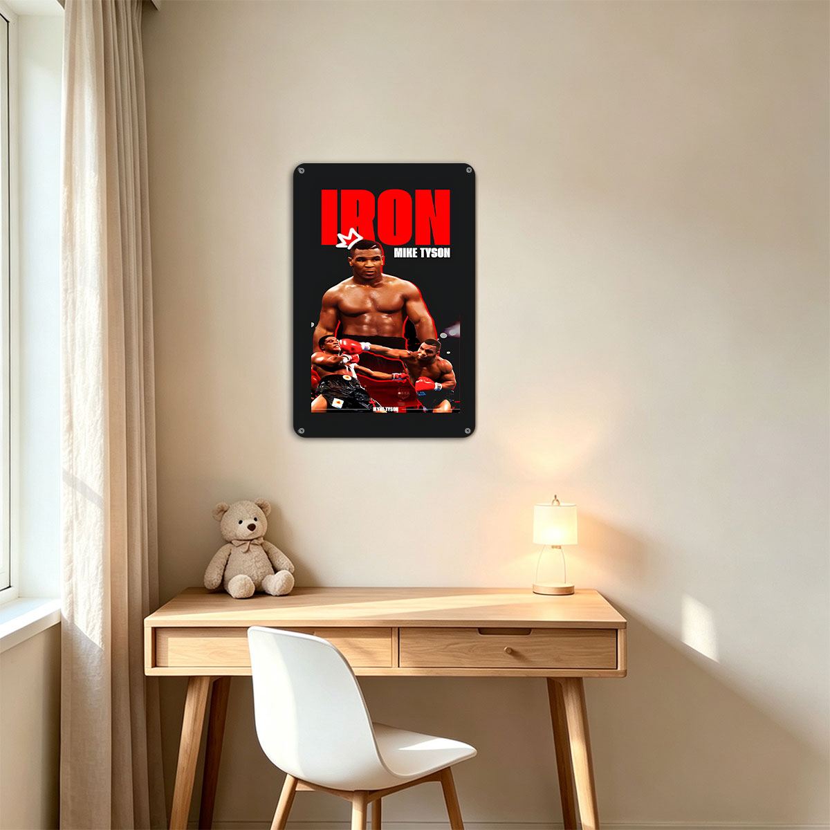 Iron Mike Tyson: Boxing Legend in Action - painting