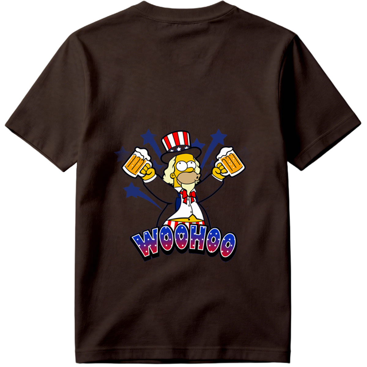 Simpsons Uncle Sam Woohoo - Tee