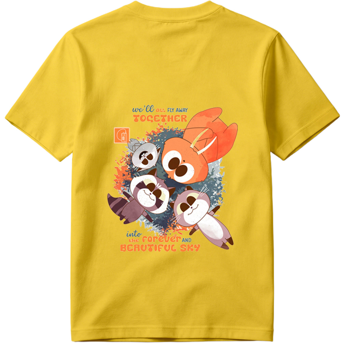 Kiff and Friends Fly Together Into the Forever Beautiful Sky - Tee